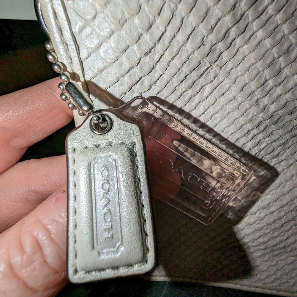 Coach Clutch - White Python - Picture 9 of 14